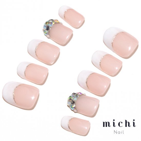 楽天市場 最大250円offクーポン配布中 シルバー ストーン敷き詰めネイル Michinail ネイルチップ ミチネイル ネイル つけ爪 ハンドメイドネイル ショートネイル ニュアンスネイル ブライダルネイル 成人式ネイル オリジナルtシャツのup T