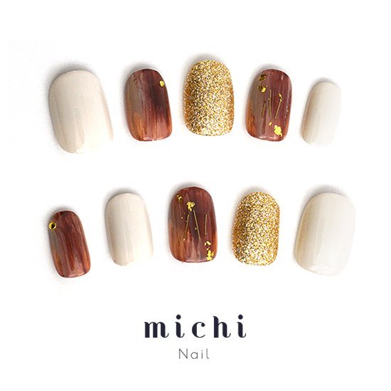 楽天市場 最大250円offクーポン配布中 ニュアンスブラウンネイル Michinail ネイルチップ ミチネイル ネイル つけ爪 ハンドメイドネイル ショートネイル ニュアンスネイル ブライダルネイル 成人式ネイル オリジナルtシャツのup T
