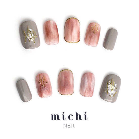 楽天市場】大人ニュアンスネイル michinail ネイルチップ