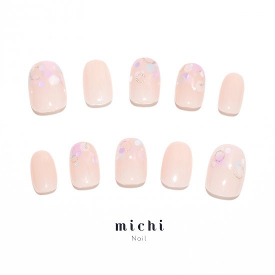 楽天市場 最大250円offクーポン配布中 ふんわりドットネイル Michinail ネイルチップ ミチネイル ネイル つけ爪 ハンドメイドネイル ショートネイル ニュアンスネイル ブライダルネイル 成人式ネイル オリジナルtシャツのup T