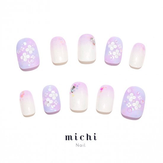 楽天市場 最大250円offクーポン配布中 雨粒輝く紫陽花ネイル Michinail ネイルチップ ミチネイル ネイル つけ爪 ハンドメイドネイル ショートネイル ニュアンスネイル ブライダルネイル 成人式ネイル オリジナルtシャツのup T