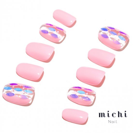 楽天市場 最大250円offクーポン配布中 くりぬきボーダーのミラーホロネイル パステルピンク Michinail ネイルチップ ミチネイル ネイル つけ爪 ハンドメイドネイル ショートネイル ニュアンスネイル ブライダルネイル 成人式ネイル オリジナルtシャツのup T