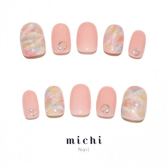 楽天市場 最大250円offクーポン配布中 ふんわり系天然石ネイル Michinail ネイルチップ ミチネイル ネイル つけ爪 ハンドメイドネイル ショートネイル ニュアンスネイル ブライダルネイル 成人式ネイル オリジナルtシャツのup T