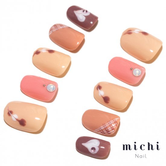 楽天市場 最大250円offクーポン配布中 きれいめカフェネイル Michinail ネイルチップ ミチネイル ネイル つけ爪 ハンドメイドネイル ショートネイル ニュアンスネイル ブライダルネイル 成人式ネイル オリジナルtシャツのup T