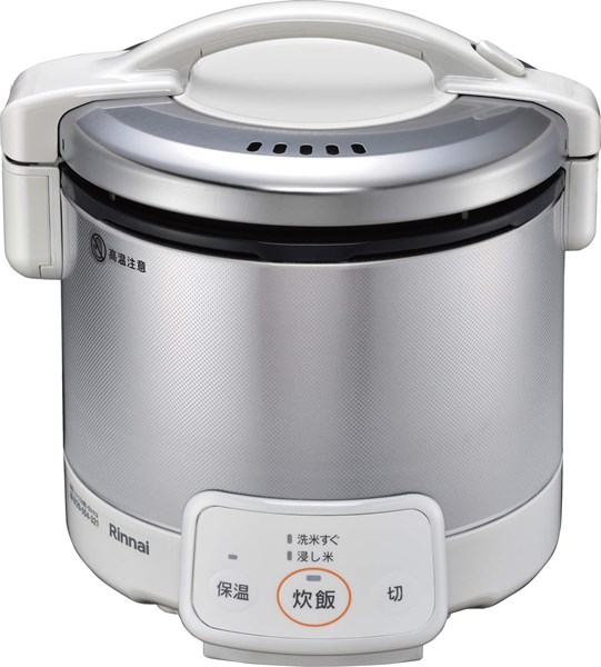 リンナイ Rinnai 【RR-030VQ(W)】 電子ジャー付ガス炊飯器 品名コード:42-4400