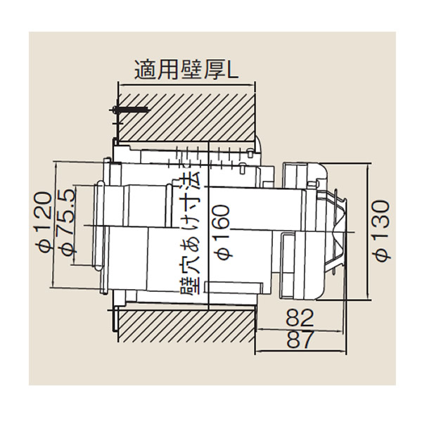 【店卸し資産あり】リンナイ φ120×φ80給排気ガス部材 FF 2重管用 【FFT-5B-300】給排気ガスいの一番(直排専用)(21-1068)【FFT5B300】 給湯器