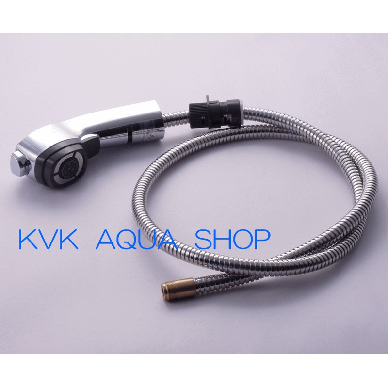 KVK 【HC745M5/800】 旧MYMキッチン水栓用ヘッド&ホースセット メッキ 旧MYM補修部品>旧MYMキッチン・洗面シャワー部品【NP後払いOK】