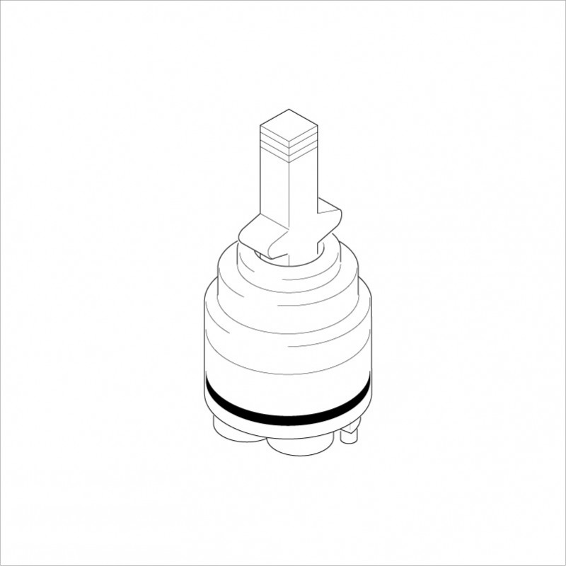 KVK　【KPS031/800】　旧MYMセラミックカートリッジ　旧MYM補修部品＞構造部品【NP後払いOK】