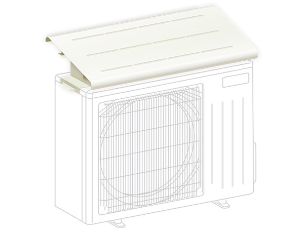 楽天市場】○三菱 エアコン 部材【MAC-512HI】日除け 室外機据付用部品