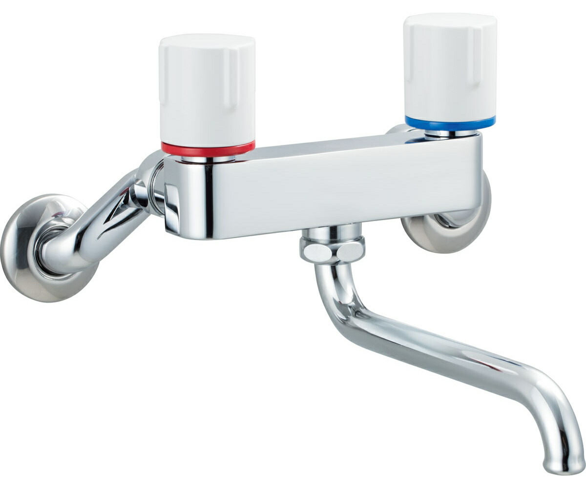 INAX[イナックス]・LIXIL[リクシル]　【BF-WL405】　バス水栓・キッチン用水栓金具　壁付タイプ　2ハンドル　ノルマーレS