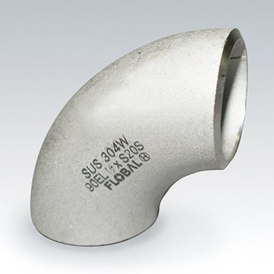 フローバル 【形式：B-90E(L)-20S-4” 商品コード：09100329】 SUSロングエルボB-90E(L)-20S-4\
