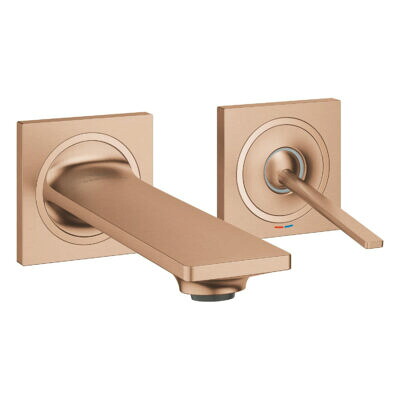 【直送商品】GROHE[グローエ] 【19309DL2J】 シングルレバー壁出洗面混合栓（ブラッシュドウォームサンセット） アリュール｜住宅設備のプロショップDOOON！！