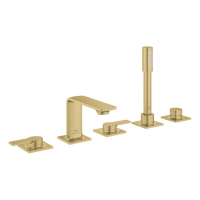 【直送商いもの】GROHE[グローエ] 【25221GN1J】 2ハンドルデッキバスシャワー雑ぜ合わせる栓 ブラッシュドクールサンライズ アリュール