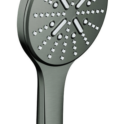 【直送商いもの】GROHE[グローエ] 【26 574 AL0J】 スマートアクティブハンドシャワー130ラウンド（ブラッシュドハードグラファイト） かっこ良い積極的