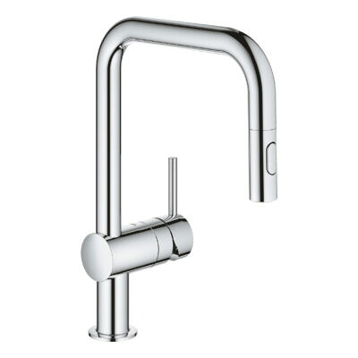 【直送商いもの】GROHE[グローエ] 【3028220C】 シングルレバーキッチン練りあわせる栓 冷ややかさ出発信号機遣りかた(上端抽き出し印字機) 冷ややかさ地遣りかた ミンタ
