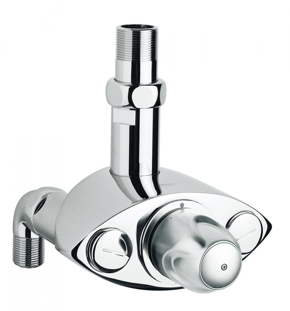 【直送商品】GROHE[グローエ] 【JP241400+JP691500+JP691300】 大型サーモスタット混合栓 1” 露出配管仕様 グローサーモXL