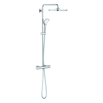 【直送商いもの】GROHE[グローエ] 【JP 5854 01】 ユーフォリア310シャワーシステムサーモスタットタイプ シャワー取り合わせ