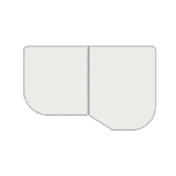 ハウステック 【DM60-PT0667】 クミフタ(720×900切欠、690×740切欠)２枚 バスルーム 風呂フタ クミフタ 21,182円