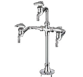 楽天市場】LIXIL・INAX(リクシル・イナックス) 三ツ口化学水栓 LF-103