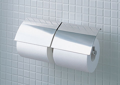 【FKF-60F/C】お洒落な♪ INAX　LIXIL・リクシルアクセサリー紙巻器２連紙巻器ＴＦシリーズ　トイレットペーパーホルダー