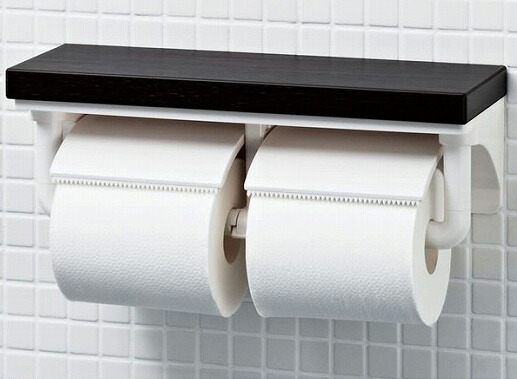 楽天市場】LIXIL,INAX,CF-AA64,棚付2連紙巻器,トイレットペーパー