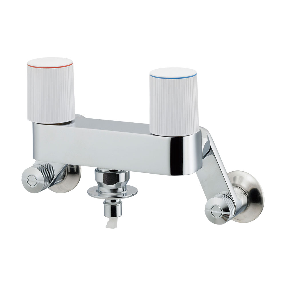 楽天市場】洗濯機用 壁付混合栓 混合水栓 洗濯機 水栓 蛇口 ストッパー