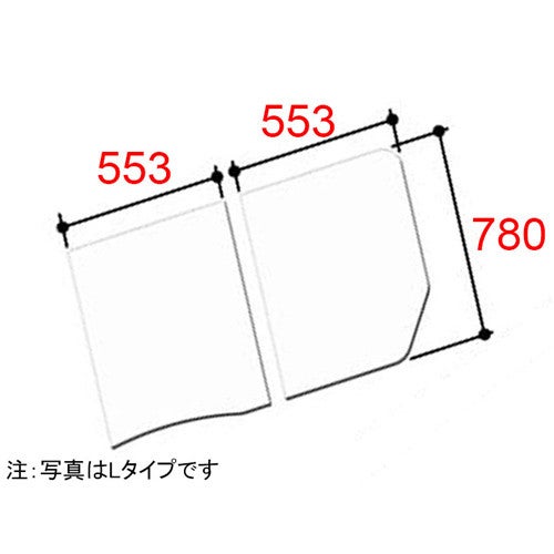 INAX LIXIL リクシル 【YFK-1176B-8-L-D】 腰掛用フタ 浴室部品 [YFK-1176B(8)L-D] brdp