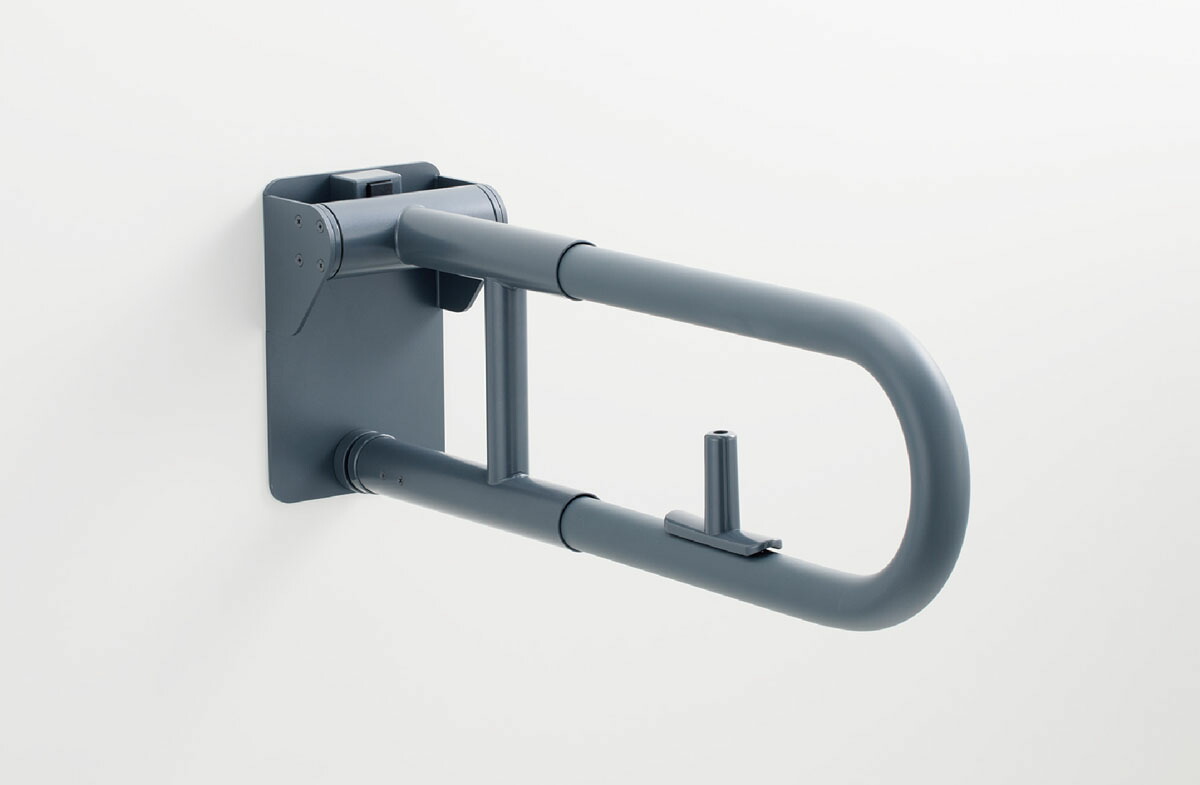 楽天市場】LIXIL リクシル はね上げ式手すり ロック付 樹脂被覆タイプ