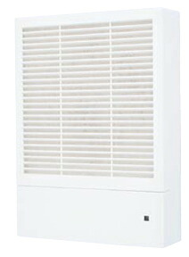 メルコエアテック 【AT-175QEF4】 電動給気シャッター（壁／天井据付タイプ・フィルター付） 室内用（樹脂製） 【メーカー直送のみ・代引き不可・NP後払い不可】