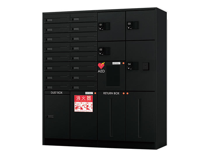 Nasta ナスタ 【KS-TLJ360-F300】宅配ボックス 前入前出／機械式・屋内タイプ／ポスト組合せ　宅配ボックス　受注生産