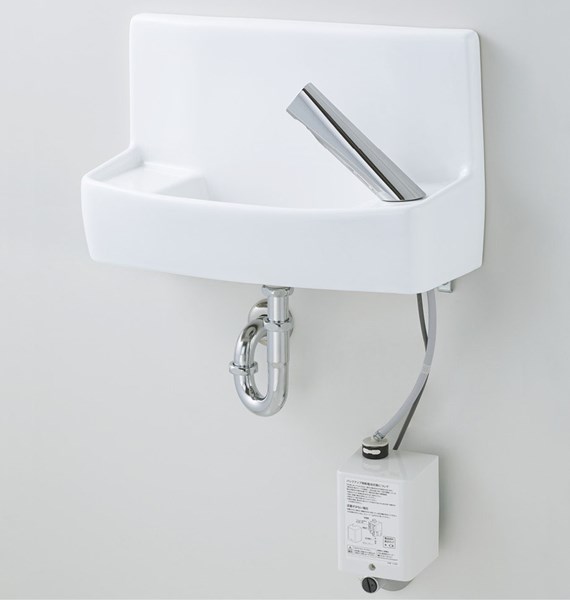 INAX LIXIL・リクシル 【YL-A74TM2A】手洗器 壁付手洗器 自動水栓（アクエナジー） 泡沫式 水石けん入れ付タイプ アクアセラミック 壁給水床排水 BW1 ピュアホワイト