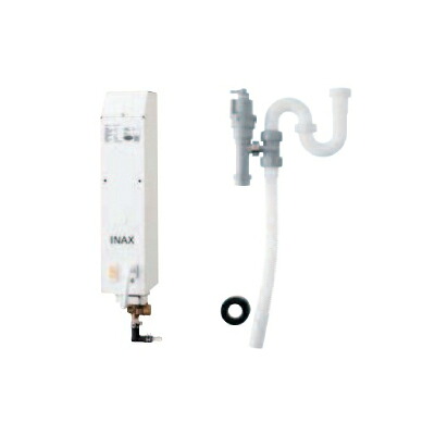 INAX LIXIL・リクシル 即湯取り合わせ【EGK-1S】 1L手合い 仕掛ける商いもの（即湯取り合わせEG-1S2 ＋ 水抜き物の具EFH-6K） 洗面かざり付ける台用 明かり温水器