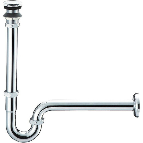 三栄水栓[SANEI]　洗面用品　洗面器トラップ　アフレナシPトラップ　【H750-25】