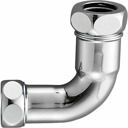 三栄水栓[SANEI]　トイレ用品・ボールタップ　ロータンク洗浄管　洗浄管連結異径エルボ　【H80-4-16X32】
