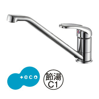 三栄水栓[SANEI]【K87111EJV-80D-13】シングルワンホール混合栓