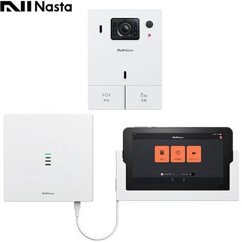 ナスタ Nasta インターホン ドアホン 標準セット 有線通信モデル タブレットセット ホワイト KS-DP01UT-W｜住宅設備のプロショップDOOON！！