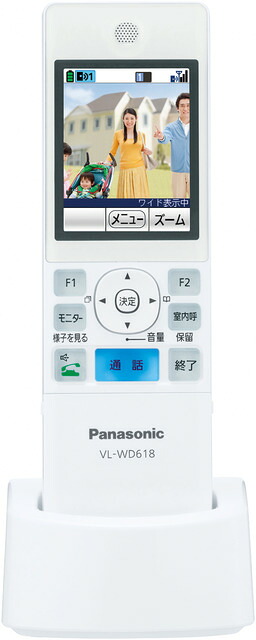 パナソニック Panasonic インターコム テレビドアホン 無線電話管する子機 VL-WD618