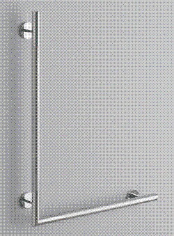 TOTO　トイレ　アクセサリー　インテリア・バー(コンテンポラリタイプ) 【YHR86MR・YHR86ML】ステンレスタイプ(ショットブラスト仕上げ)　L型