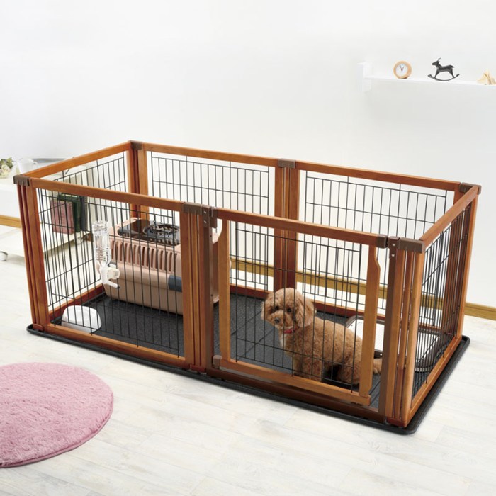 リッチェル 【59051】 ペット用木製3WAYサークル6面90H｜住宅設備のプロショップDOOON！！