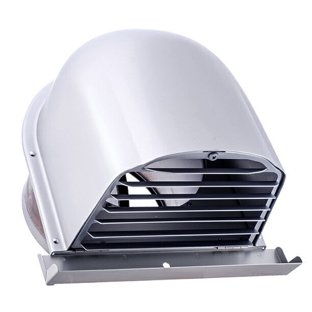 西邦工業 SEIHO 【CFXD75MC】 外壁用アルミニウム製換気口 深型フード ワイド水切り付 CFXD-MC ガラリ型 下部開放タイプ ワイド水切り付 防火ダンパー付 特定防火設備適合品 前面フューズ交換 汚れ防止対応