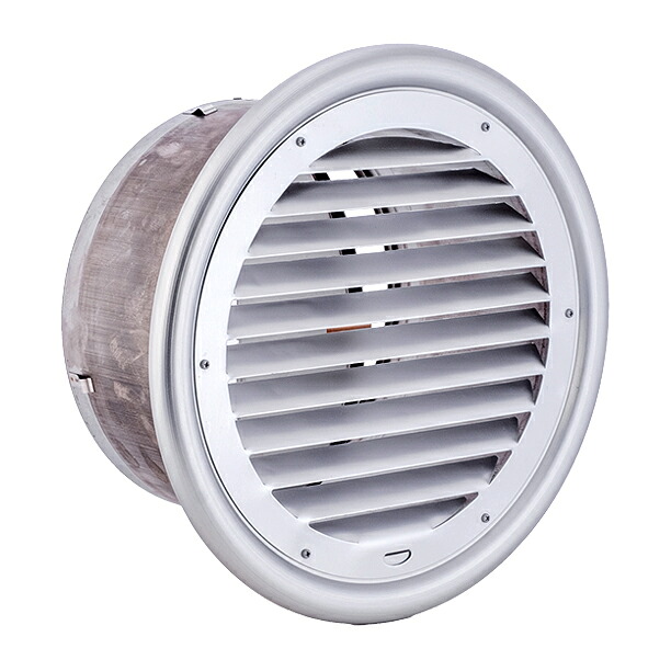 西邦工業 SEIHO 【SCD250C】 外壁用アルミニウム製換気口 フラットグリル SCD-C 大口径 内向ガラリ型 防火ダンパー付 特定防火設備適合品 前面フューズ交換 大口径 フェイス着脱式