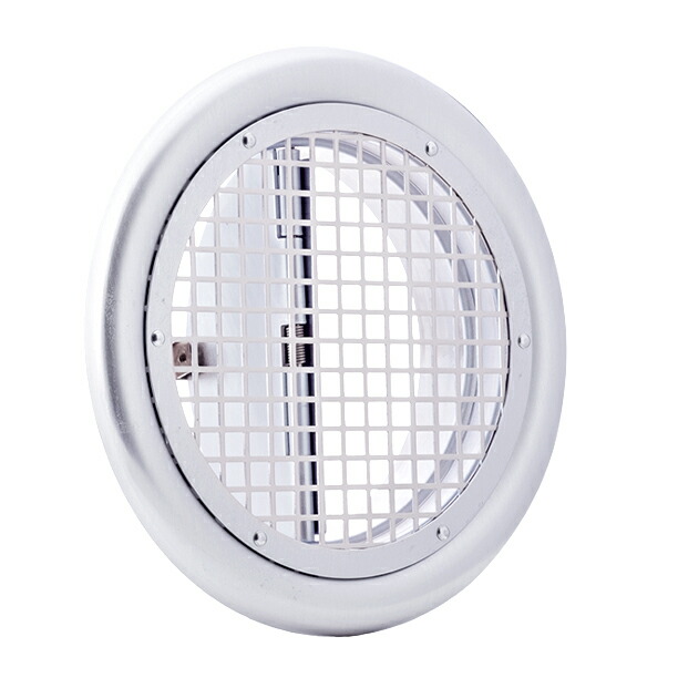 西邦工業 SEIHO 【SED125】 外壁用アルミニウム製換気口 フラットグリル SED 角パンチング型8□xPITCH10 防火ダンパー付 後面フューズ交換