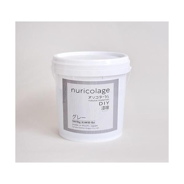 田中生石灰産業 ヌリコラージュ 薄墨色 15kg 薔薇売りわたす nuricolage gray 15kg Single item sales