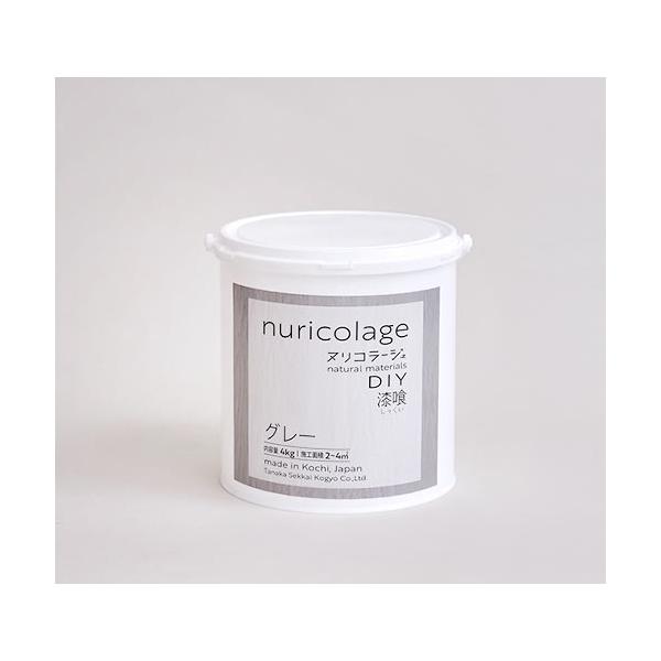 田中生石灰実業 ヌリコラージュ 薄墨色 4kg 4缶まとめ売りわたす nuricolage gray 4kg 4 cans sold together
