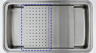 タカラスタンダード takara-standard【43100298】 ミドル水切りプレート（ユーティリティシンクE用）※バイブレーション加工対応用 ﾐﾄﾞﾙ ﾐｽﾞｷﾘﾌﾟﾚｰﾄUSE(W) キッチン シンク排水部品 シンクまわり小物