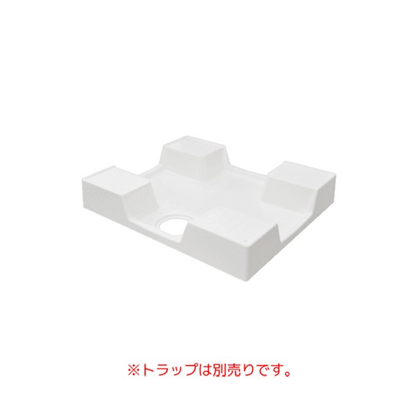 テクノテック[TECHNOTECH] 洗濯機用防水パン 【TPD740-CW2】(740x640x120)かさ上げ防水パン イージーパン トラップ別売り ニューホワイト【メーカー直送のみ・代引き不可・NP後払い不可】[簡単設置 引っ越し 新生活]｜住宅設備のプロショップDOOON！！