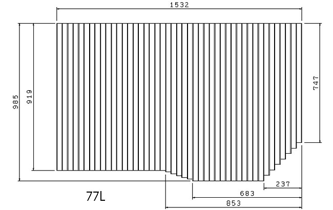 トクラス TOCLAS　【仕様変更品】 巻きフタ（７７Ｌ）【FFMAHW2X1】[GFFMAHW2X1]　同等品｜住宅設備のプロショップDOOON！！