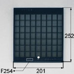 LIXIL リクシル トステム レンジフード用グリスフィルター 型式：ＣＳＦ１４２５２１Ｂ【商品コード：KKZFB086 内容物：１枚入り（ＫＫＺＦＡ127と同品） ブラック 】