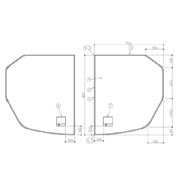 TOTO 部分品【AFKKS80022RSAA21W】 1600広広とした断熱風呂蓋R（消印) 部材