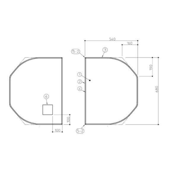 TOTO 一部分【AFKKS84091KSAA21W】 1100エリプス断熱風呂蓋 部材